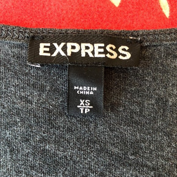 Sparkly Gray Sequin & Lace Tank Top by Express XS - Picture 13 of 16